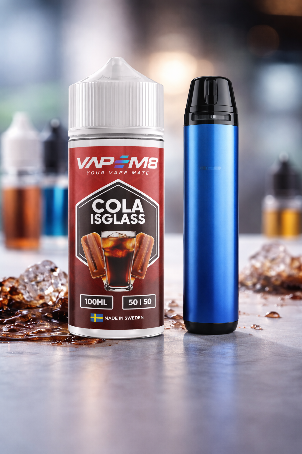 Det har blivit väldigt trendigt att använda podsystem med VapeM8 Shortfill